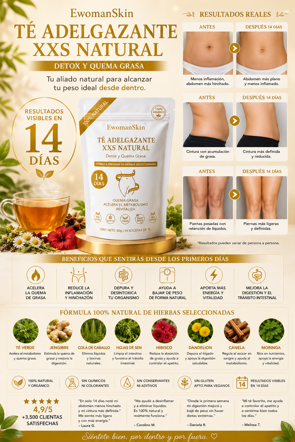 Té Detox Corporal – Pérdida de Peso y cintura fina